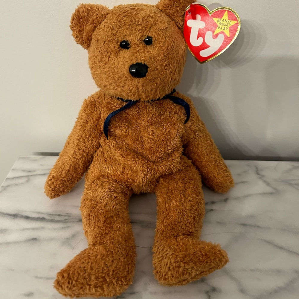 Retired “FUZZ” Bear Beanie Baby 1996